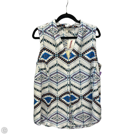Tunic Sleeveless By Antilia Femme In White, Size: 1x