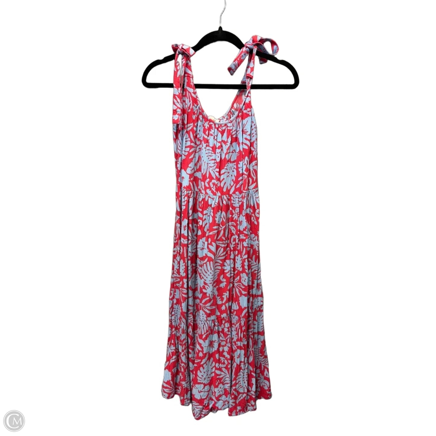 Dress Casual Midi By Beachlunchlounge In Blue & White, Size: M