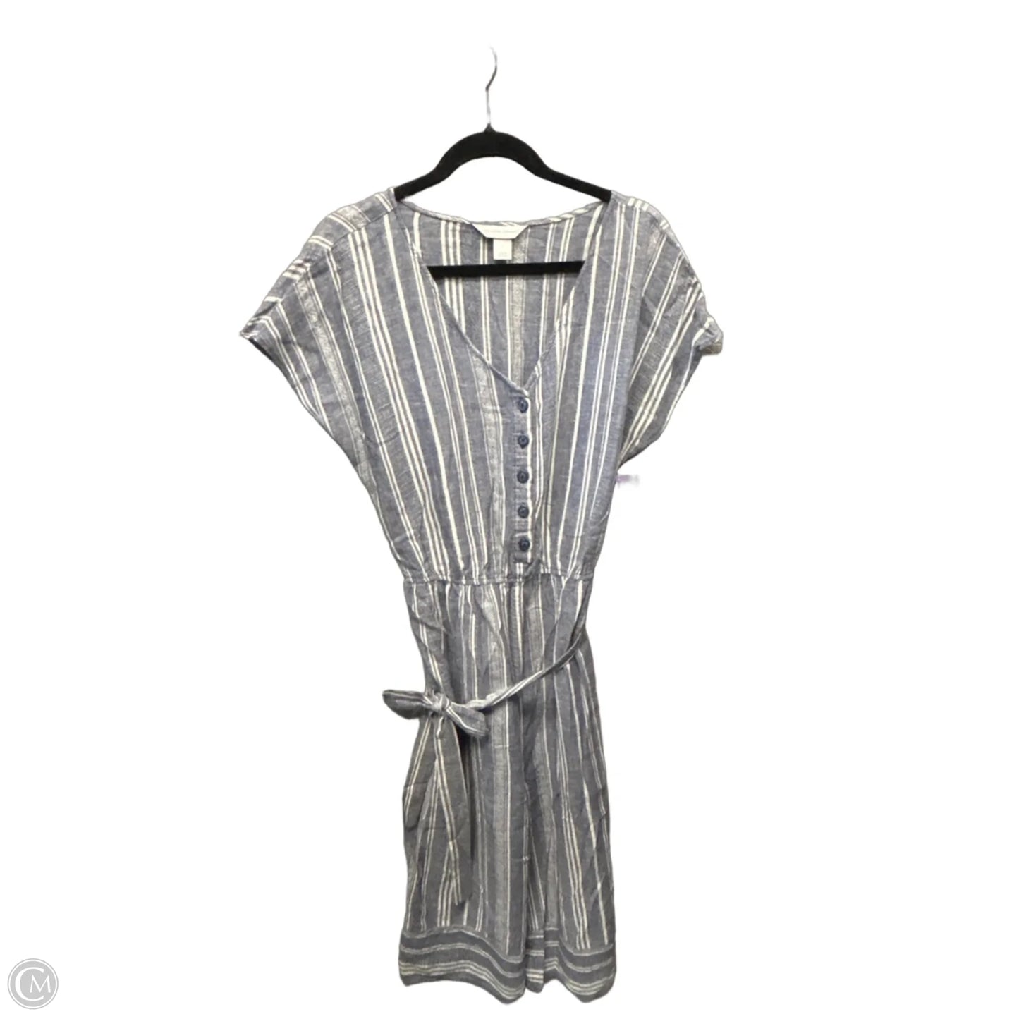 Romper By Christopher And Banks In Striped Pattern, Size: L