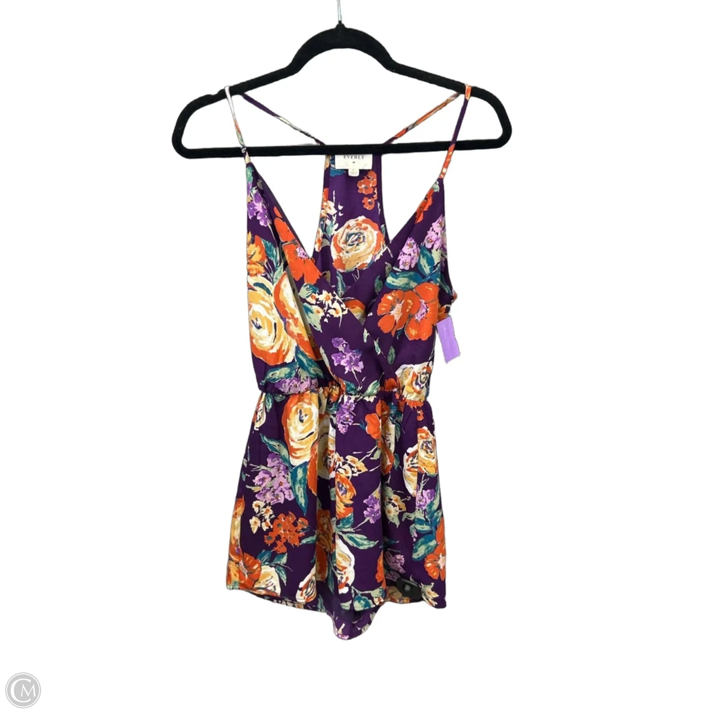 Romper By Everly In Floral Print, Size: S