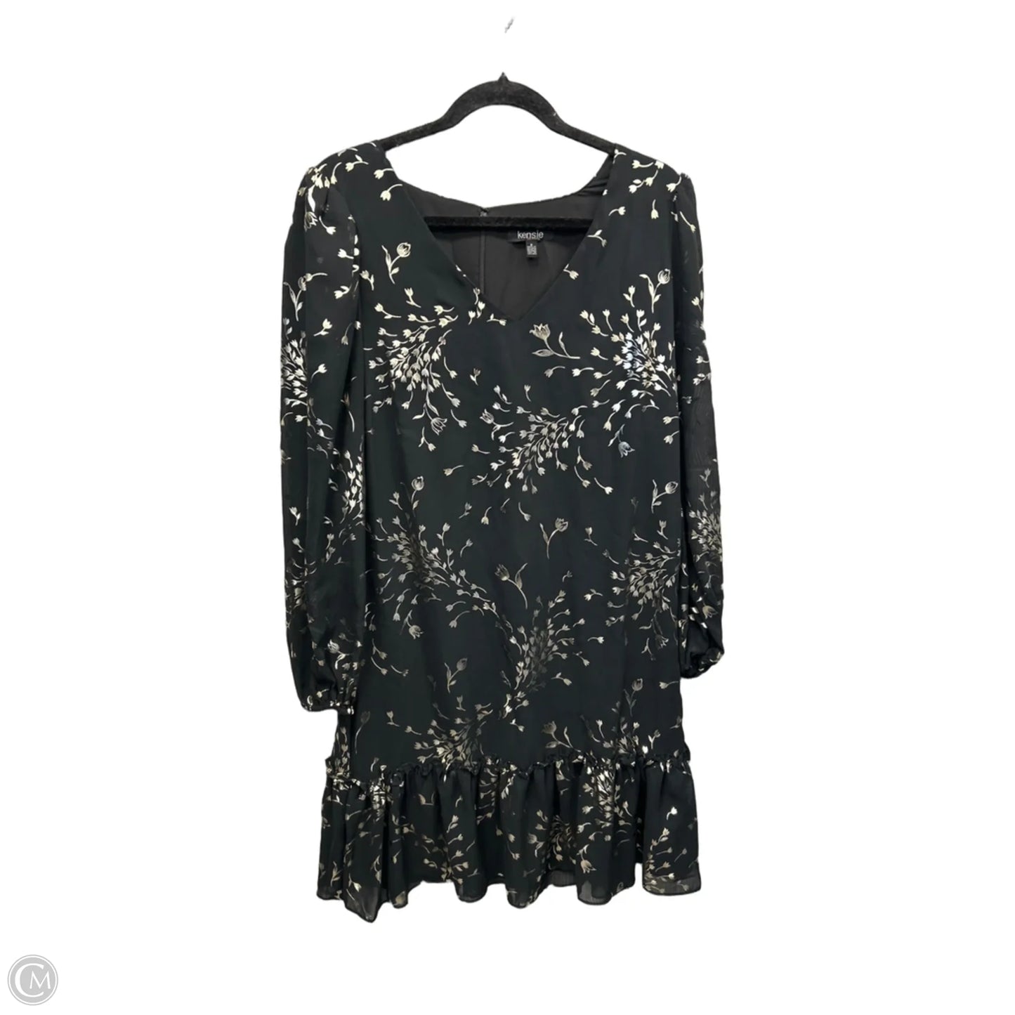 Dress Party Midi By Kensie In Black, Size: M