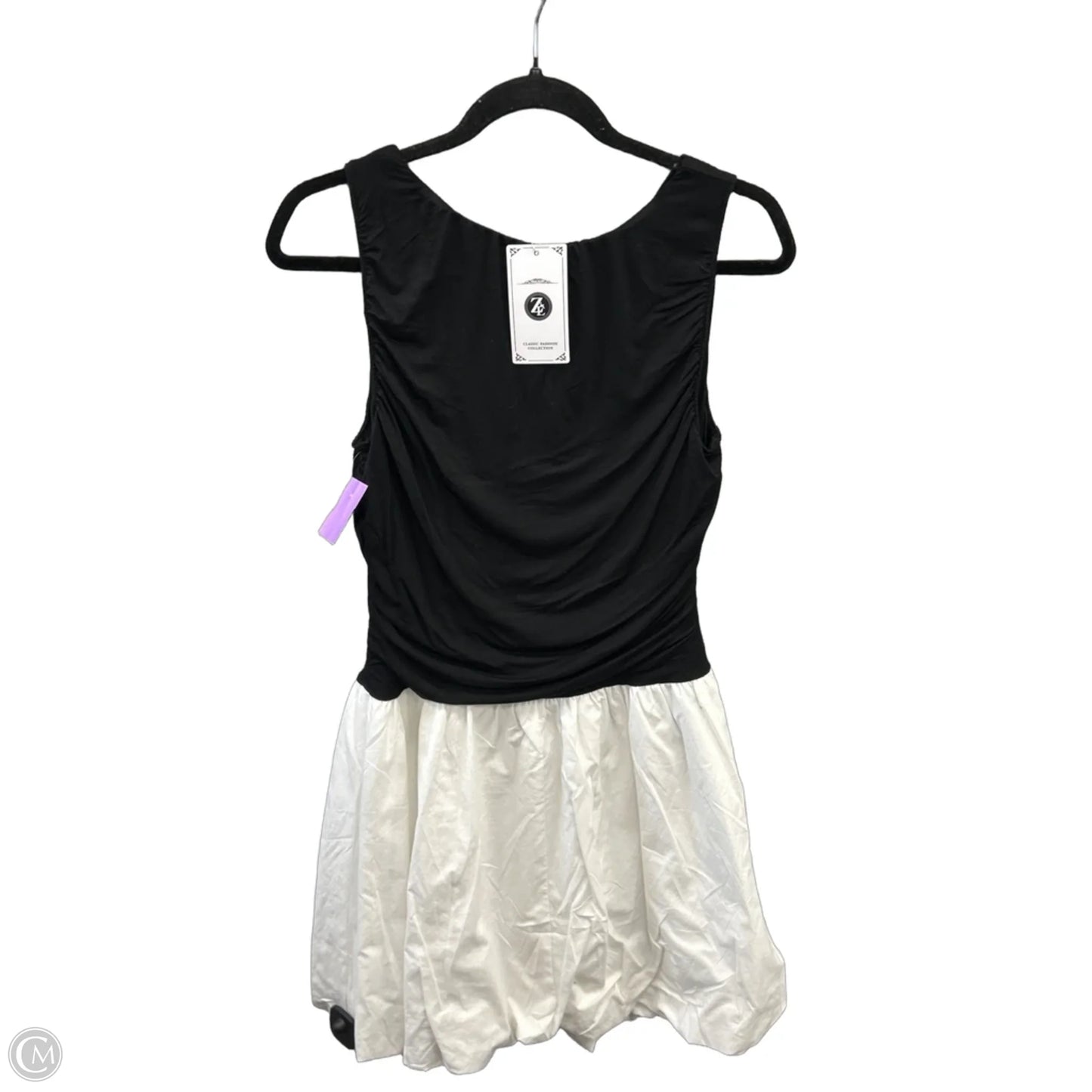 Dress Party Midi By Zesica In Black & White, Size: L