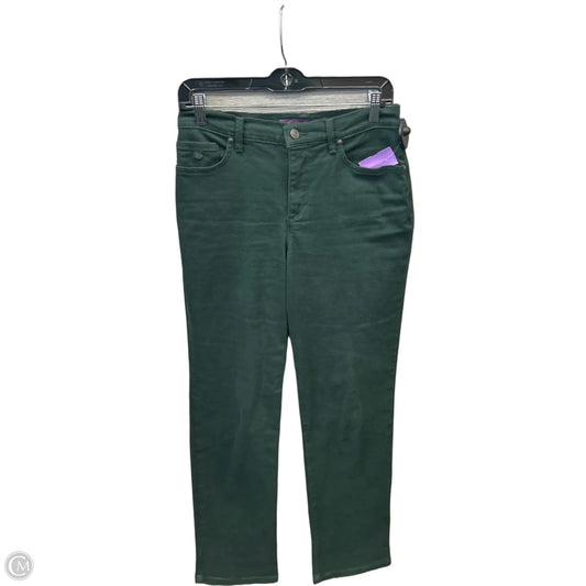 Jeans Straight By Gloria Vanderbilt In Green Denim, Size: 4