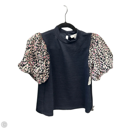 Top Short Sleeve By Thml In Blue, Size: M