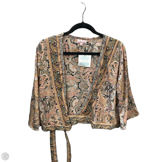 Top 3/4 Sleeve By Cmc In Multi-colored, Size: M