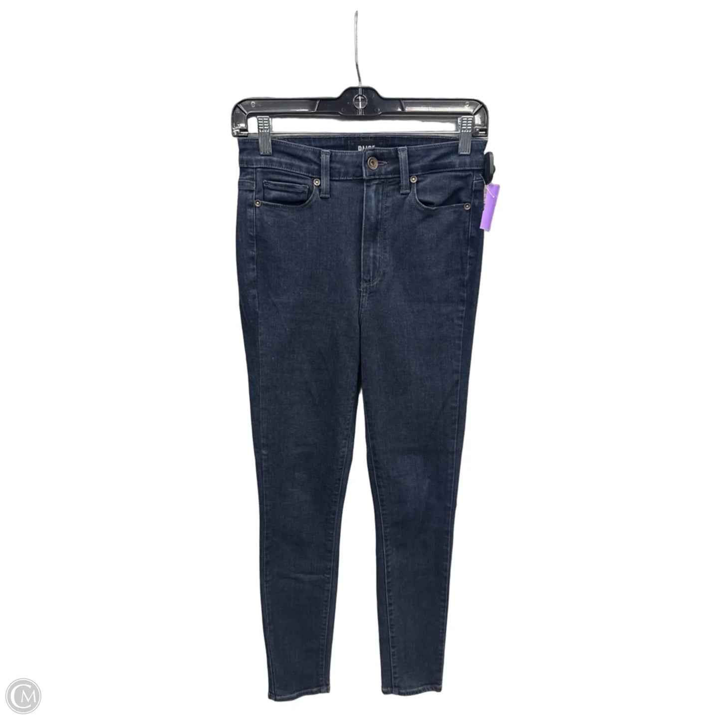 Jeans Skinny By Paige In Blue Denim, Size: 4