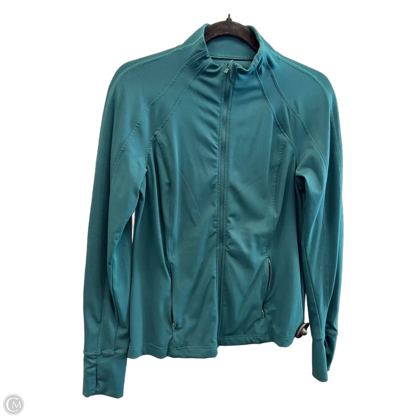 Athletic Jacket By Avia In Green, Size: S