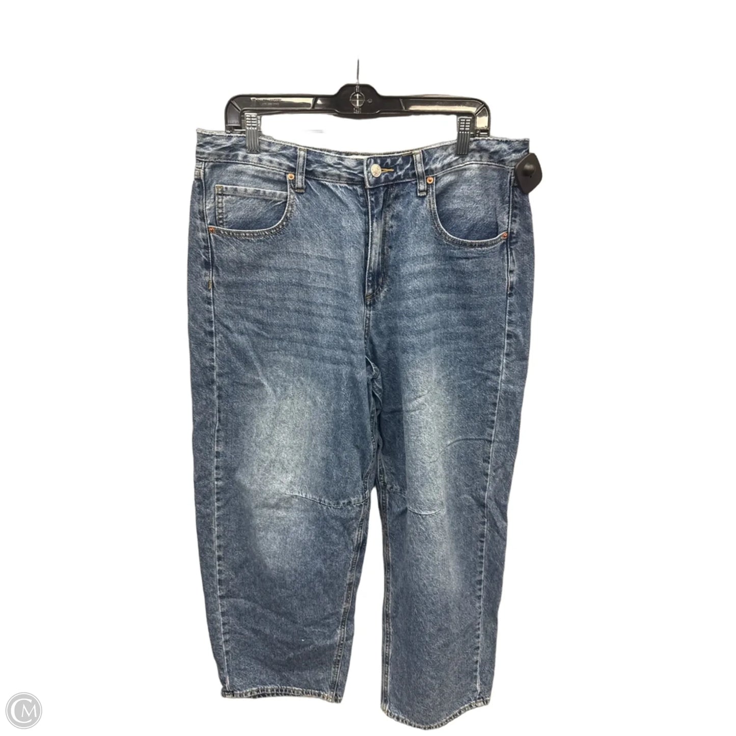 Jeans Wide Leg By Clothes Mentor In Blue Denim, Size: 12