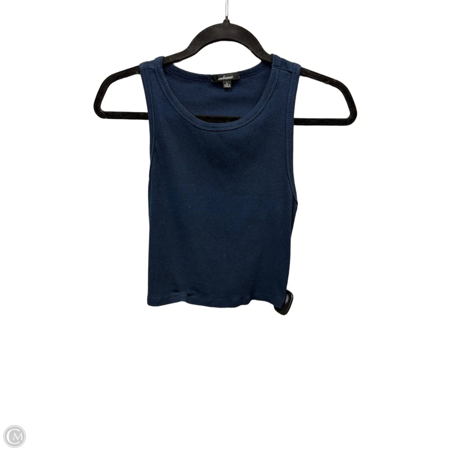 Top Sleeveless Basic By Ambiance Apparel In Navy, Size: L