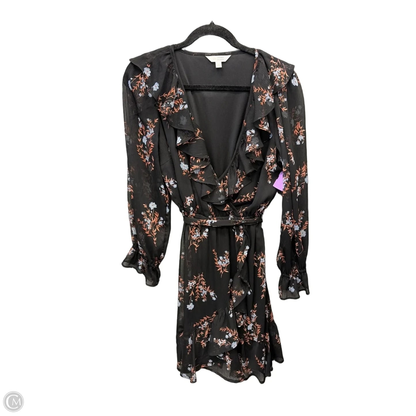 Dress Casual Midi By Lc Lauren Conrad In Black, Size: M