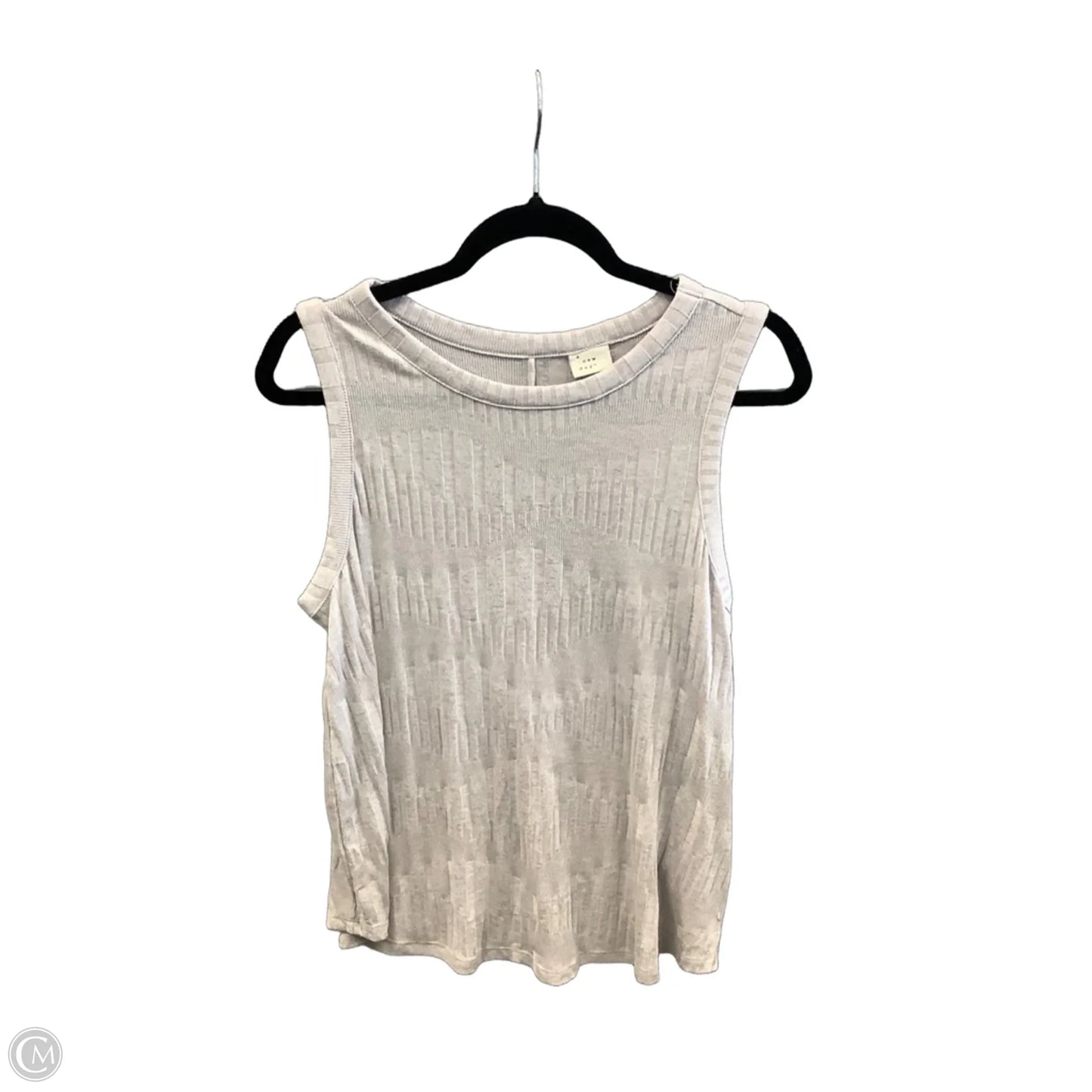 Top Sleeveless By A New Day In Tan, Size: L