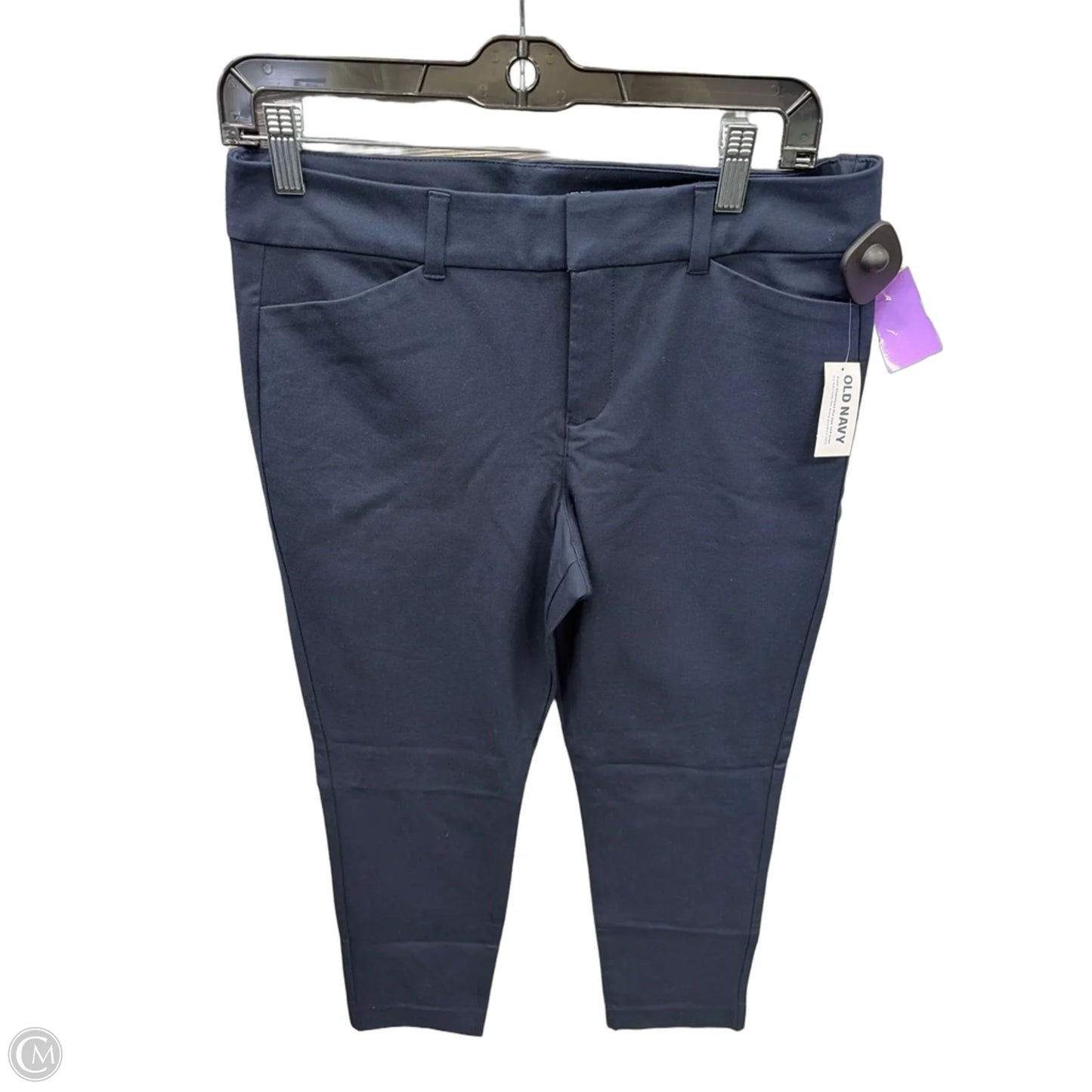 Pants Cropped By Old Navy In Navy, Size: 8
