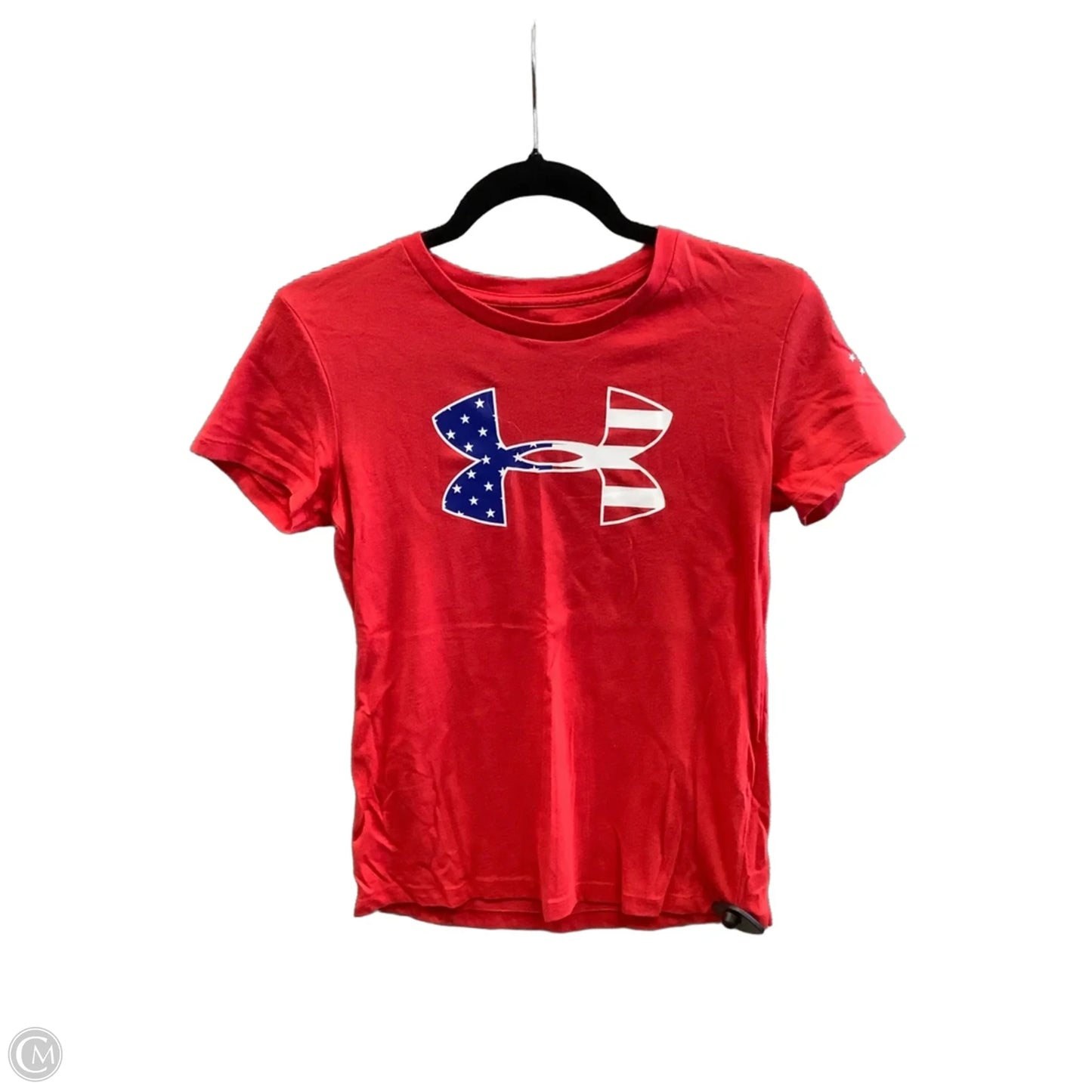 Top Short Sleeve By Under Armour In Red, Size: Xs