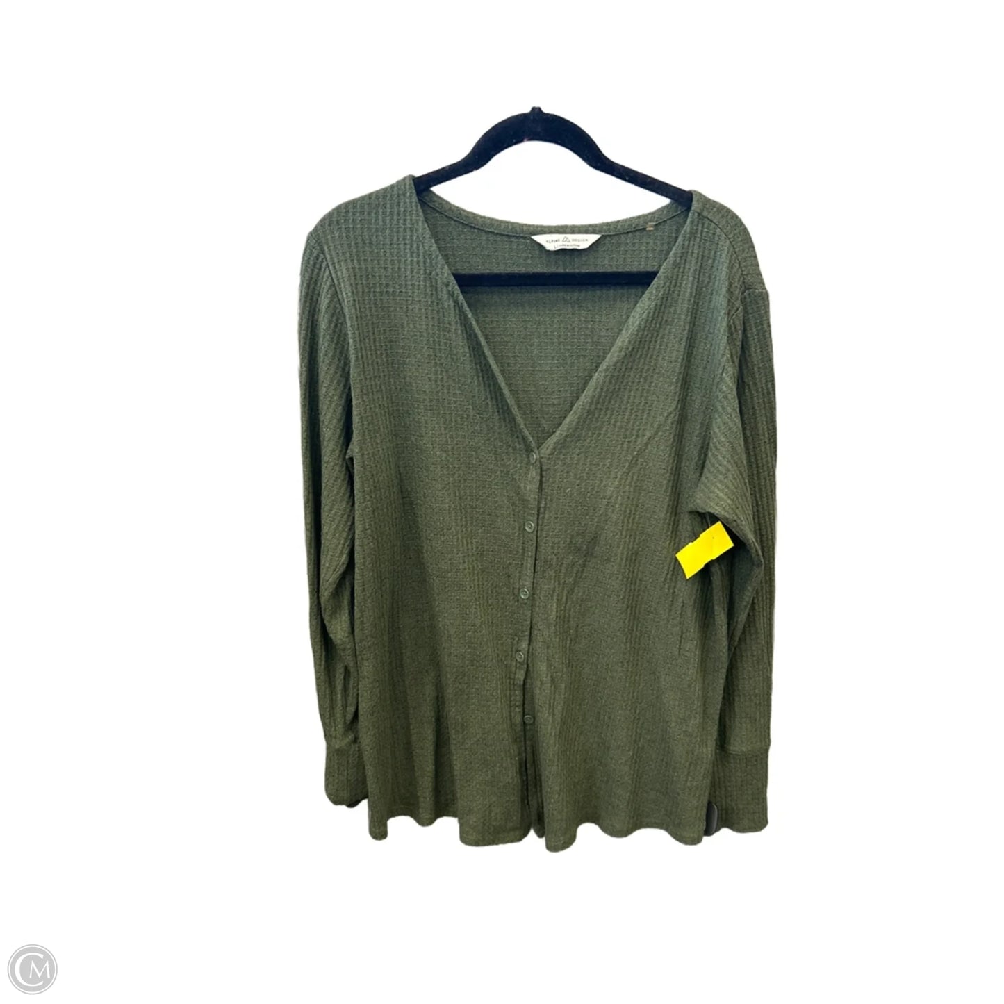 Top Long Sleeve By Clothes Mentor In Green, Size: L
