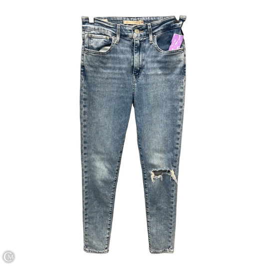 Jeans Skinny By Levis In Blue Denim, Size: 2