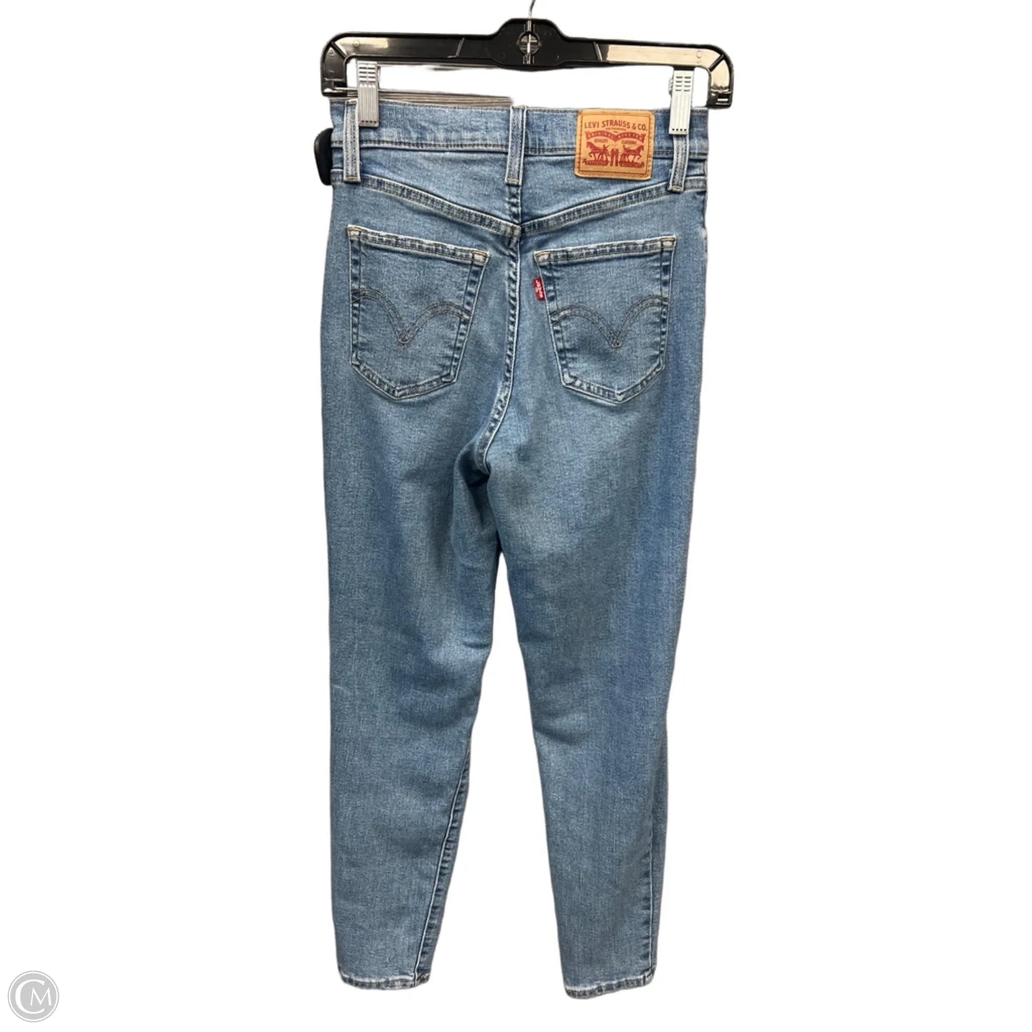 Jeans Skinny By Levis In Blue Denim, Size: 2