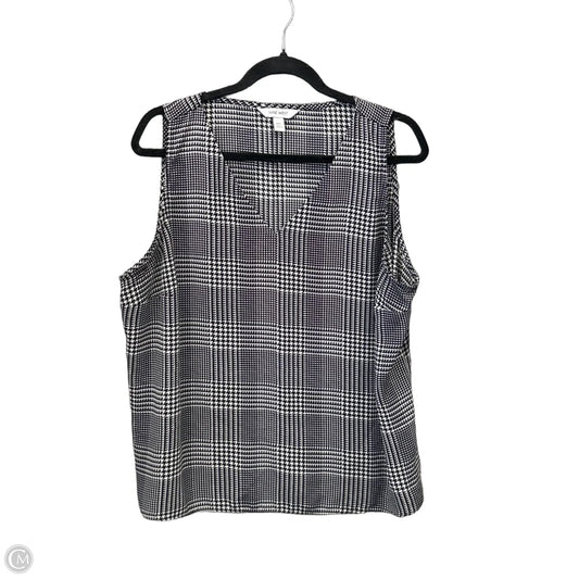 Top Sleeveless By Nine West In Black, Size: Xxl