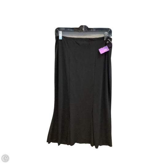 Skirt Maxi By Briggs In Black, Size: 4