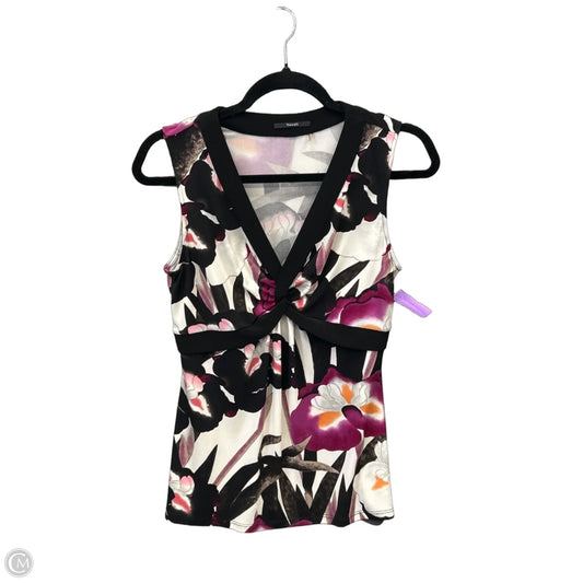 Top Sleeveless By Tahari In Multi-colored, Size: Xs