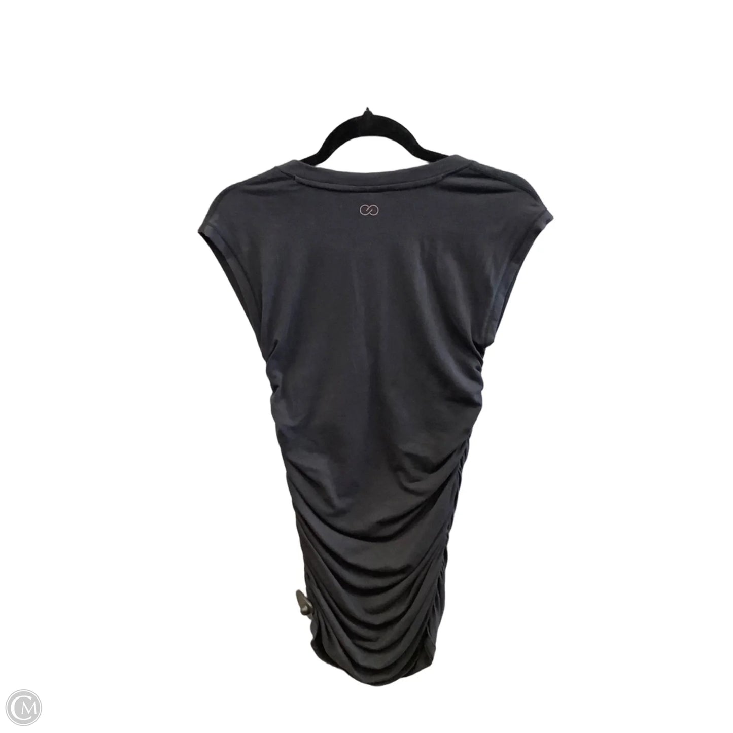 Athletic Top Short Sleeve By Calia In Black, Size: S