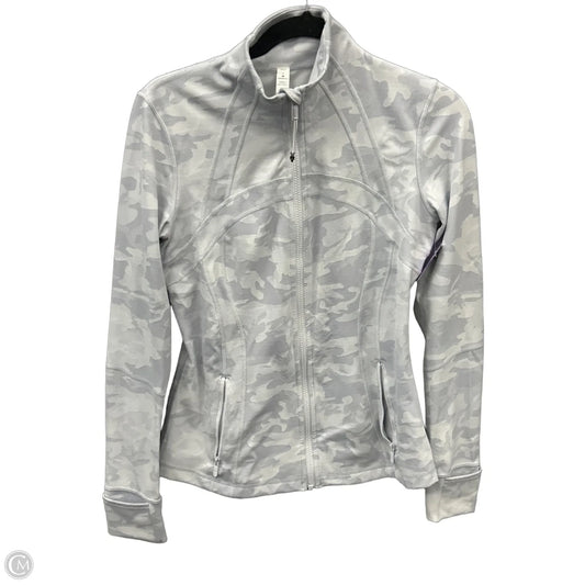 Athletic Jacket By Lululemon In Camouflage Print, Size: M