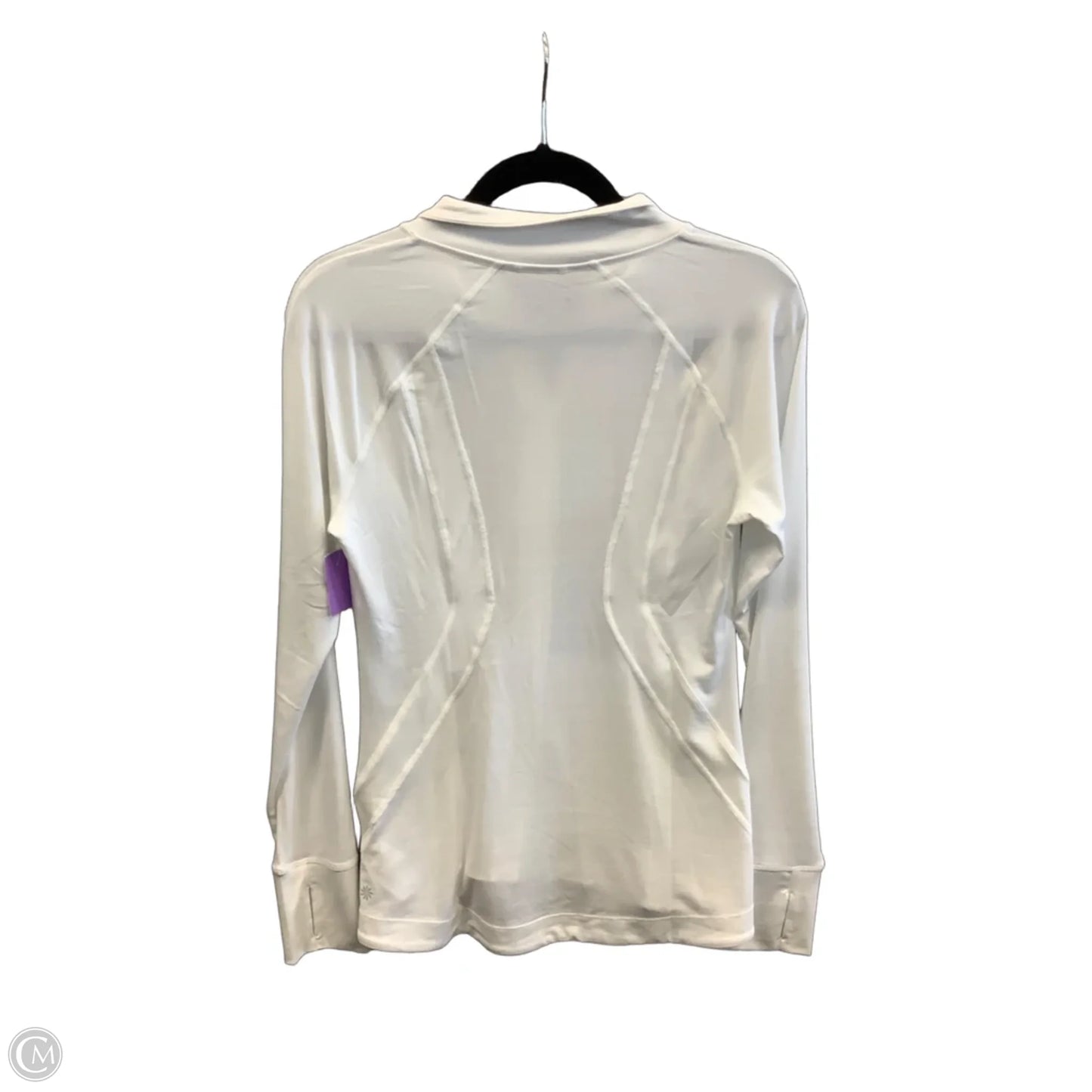 Athletic Jacket By Athleta In White, Size: S
