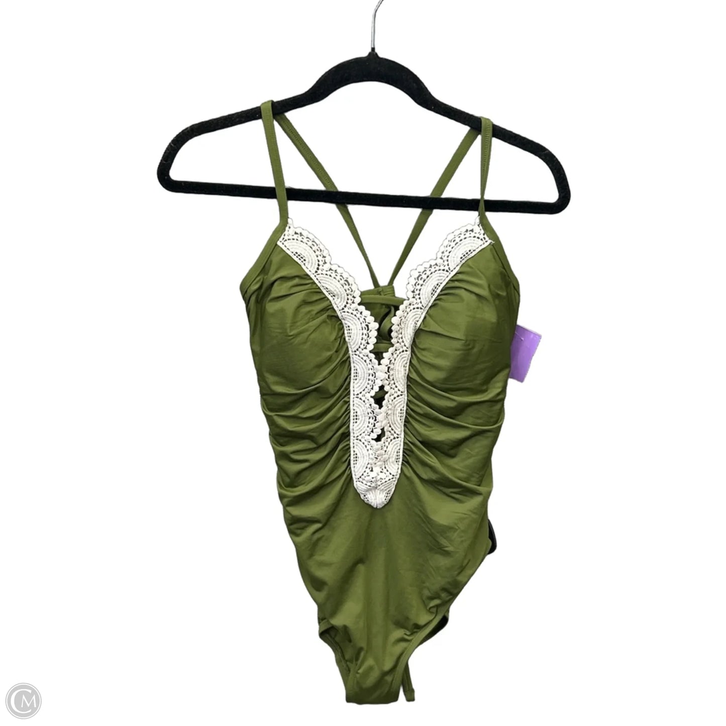 Swimsuit By Time And Tru In Green, Size: L