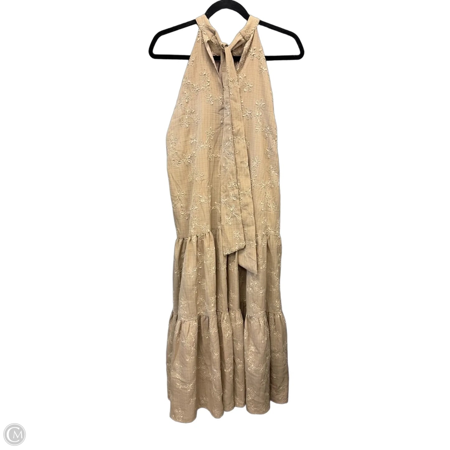 Dress Casual Maxi By Clothes Mentor In Tan, Size: M