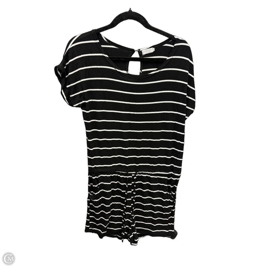 Romper By Clothes Mentor In Striped Pattern, Size: M