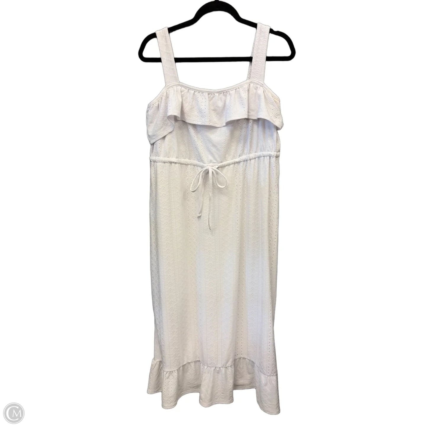 Dress Casual Maxi By Adyson Parker In White, Size: L