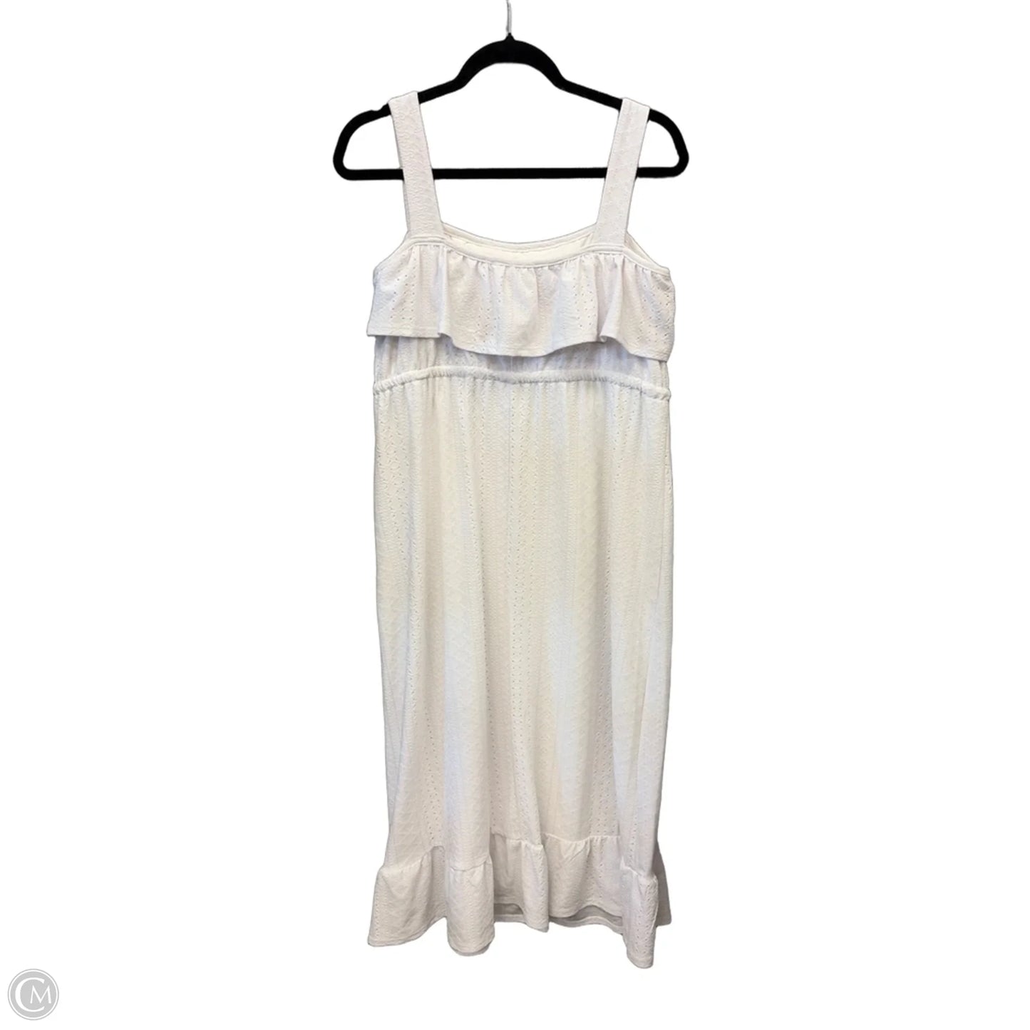 Dress Casual Maxi By Adyson Parker In White, Size: L