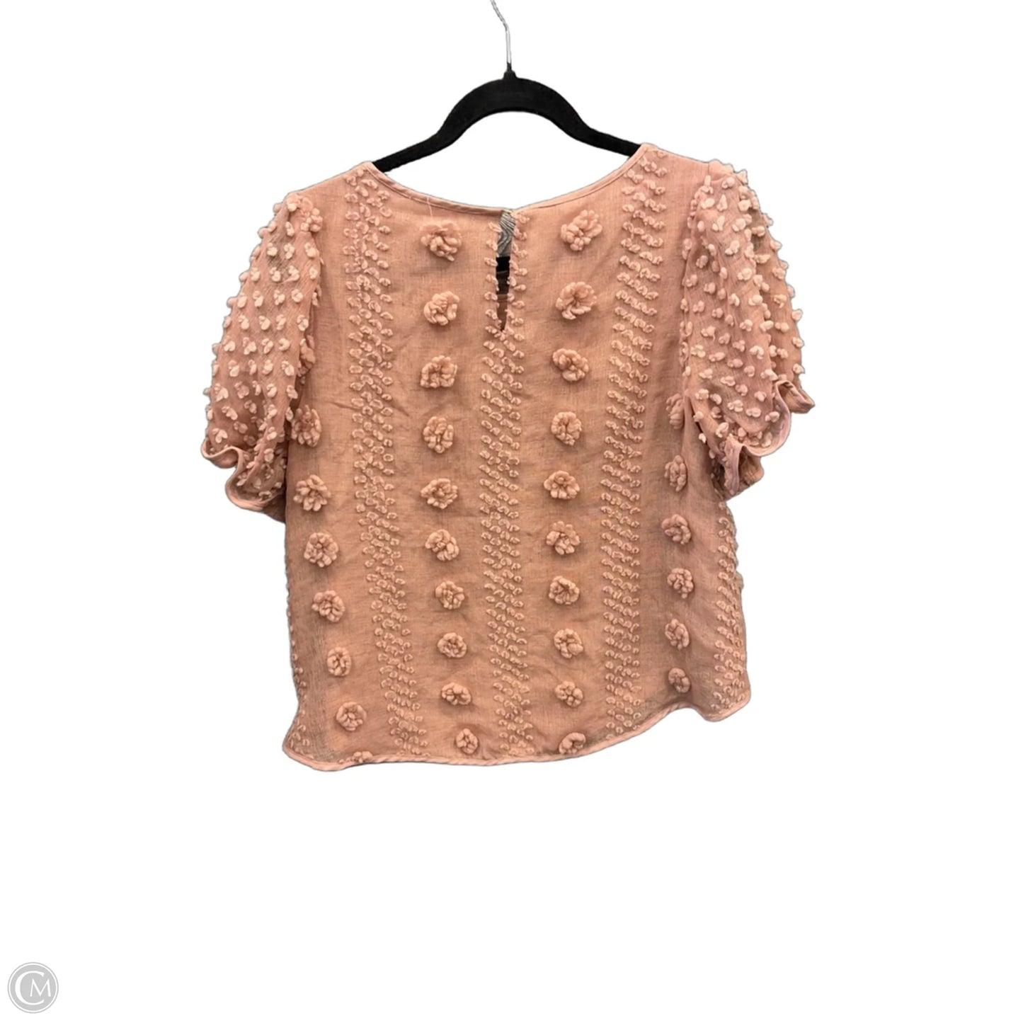 Top Short Sleeve By Mine In Pink, Size: M