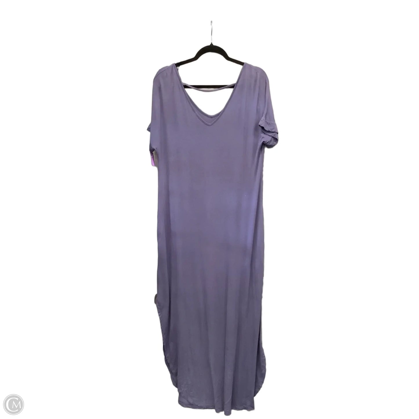 Dress Casual Midi By Clothes Mentor In Blue, Size: Xl