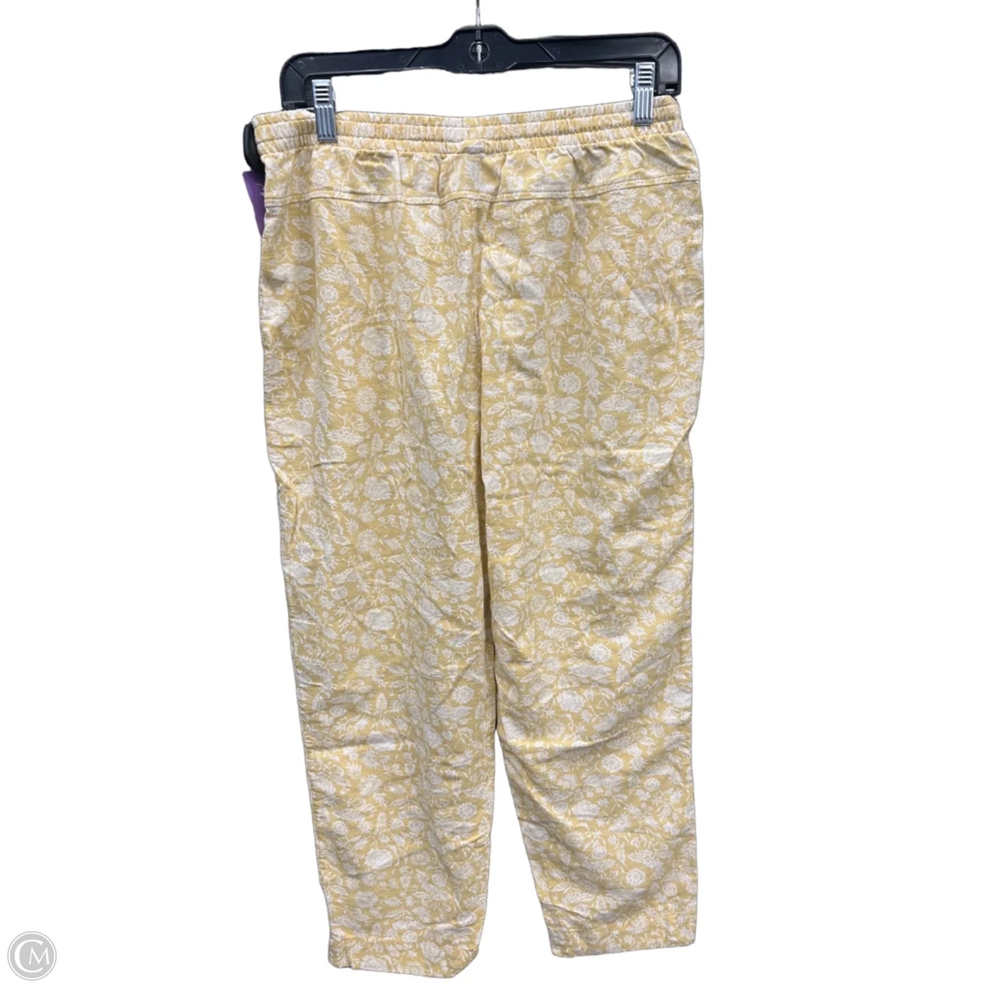 Pants Linen By Universal Thread In Yellow, Size: 6
