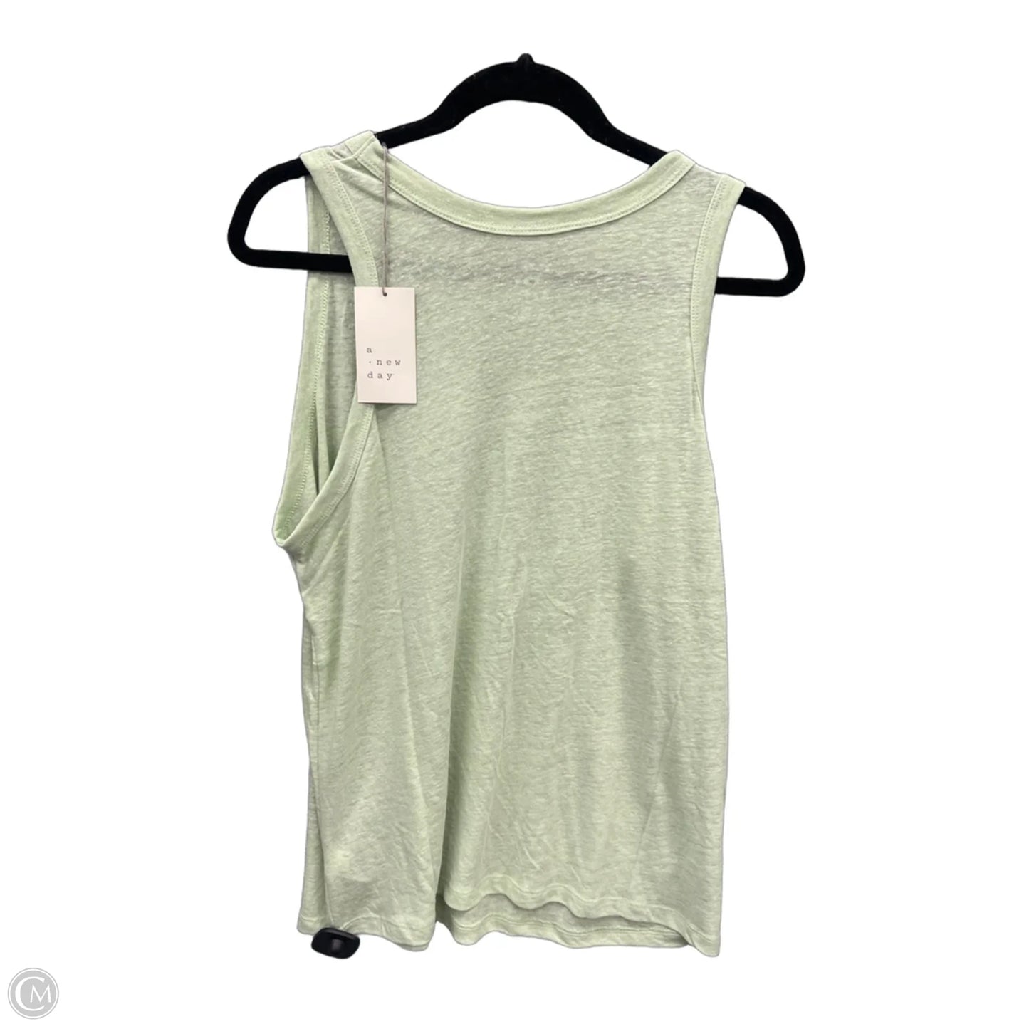Top Sleeveless Basic By A New Day In Green, Size: Xxl