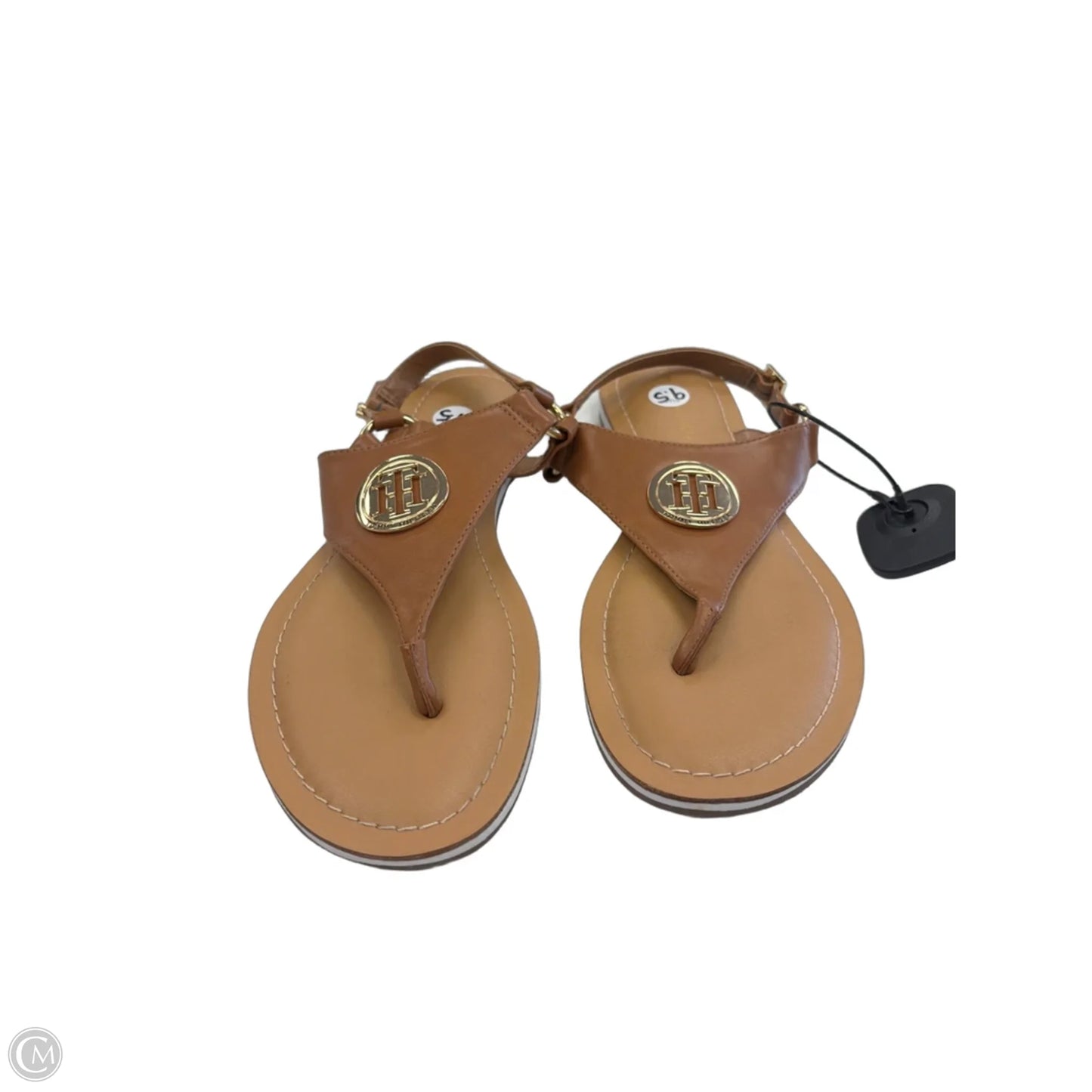 Sandals Flats By Tommy Hilfiger In Brown, Size: 9.5