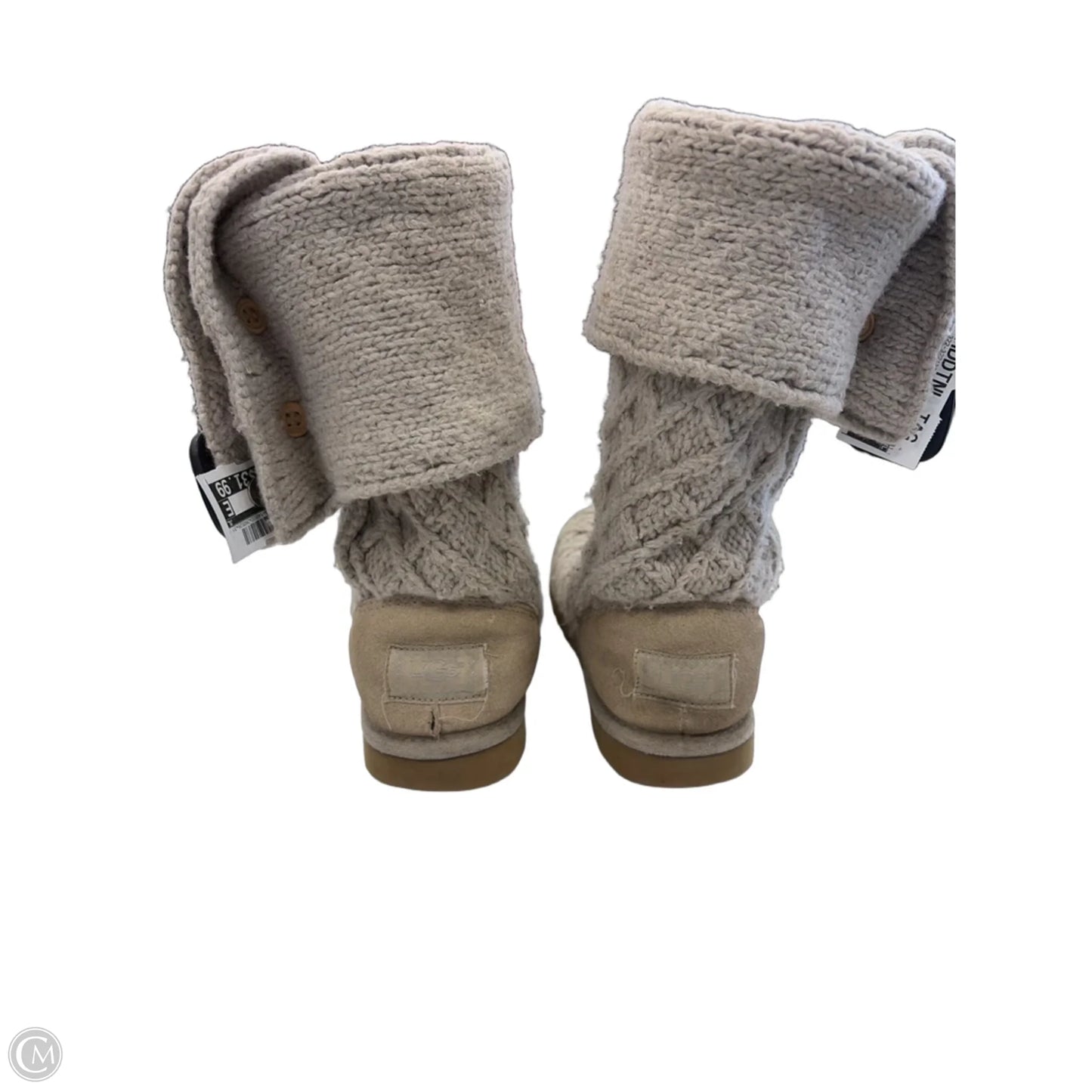Boots Designer By Ugg In Grey, Size: 6