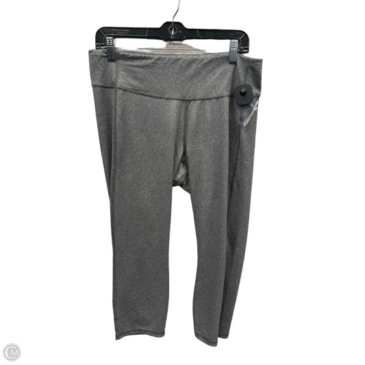 Athletic Leggings Capris By All In Motion In Grey, Size: Xl