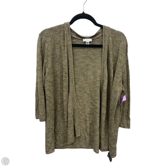 Cardigan By Croft And Barrow In Green, Size: Xxl