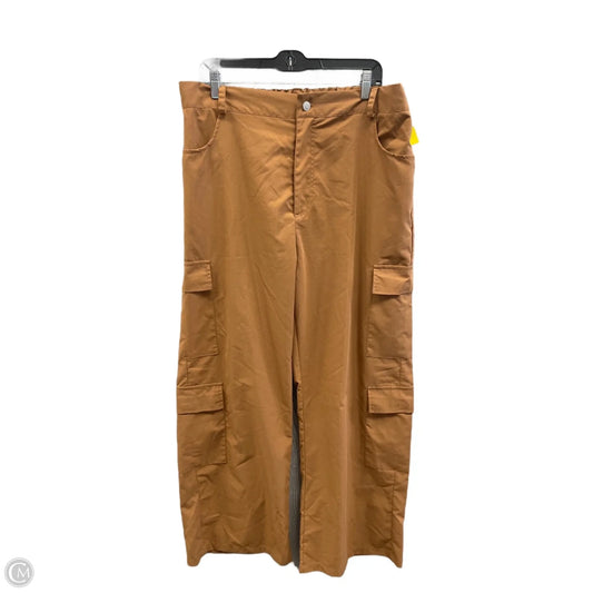 Pants Dress By Clothes Mentor In Brown, Size: 2x