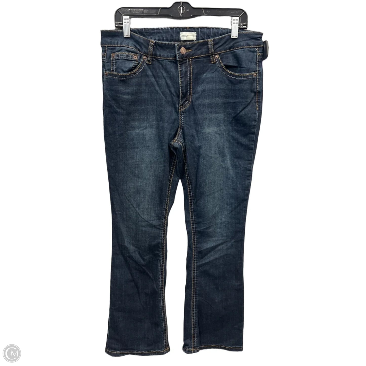 Jeans Boot Cut By Maurices In Blue Denim, Size: 14