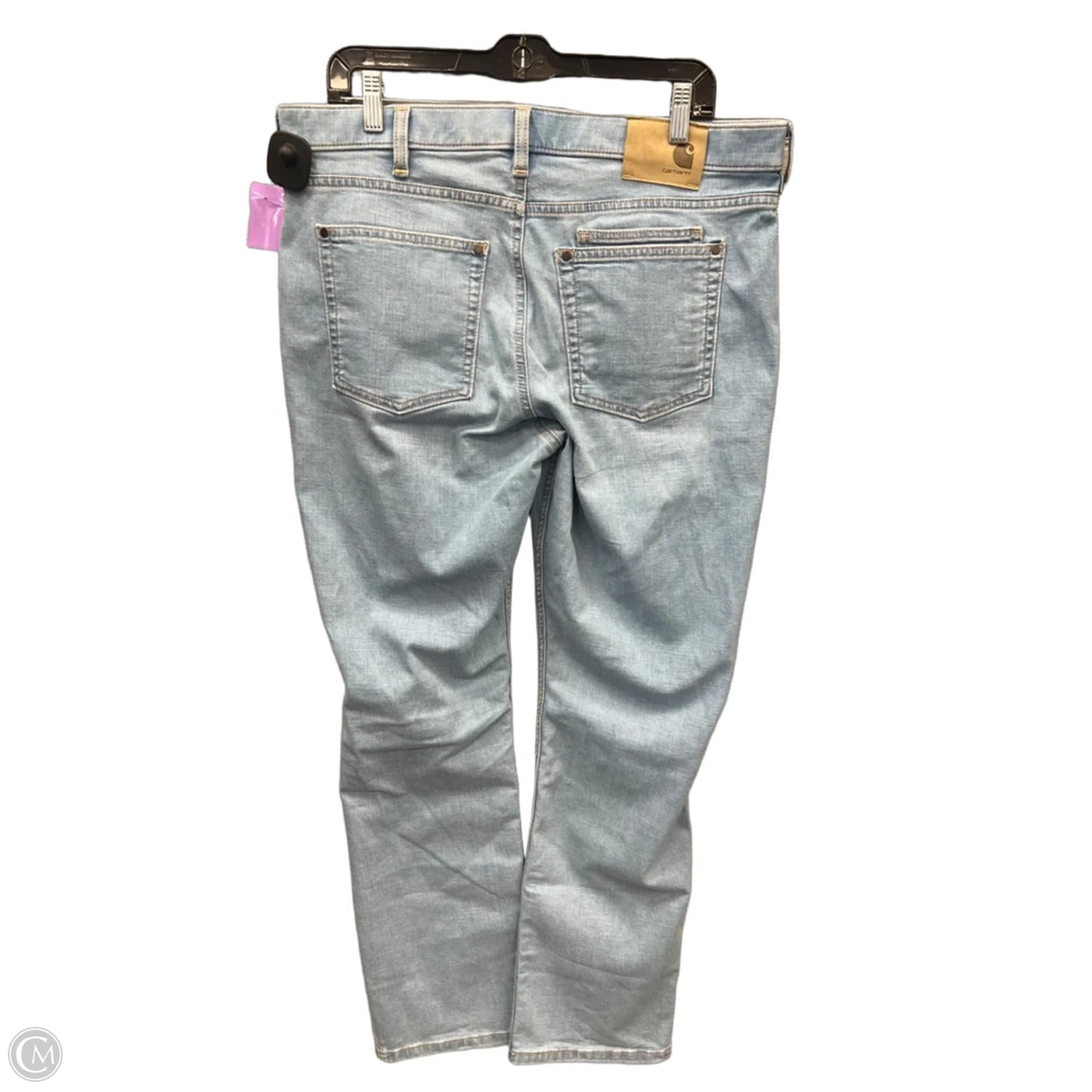 Jeans Straight By Carhartt In Blue Denim, Size: 14