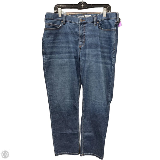 Jeans Straight By Carhartt In Blue Denim, Size: 14