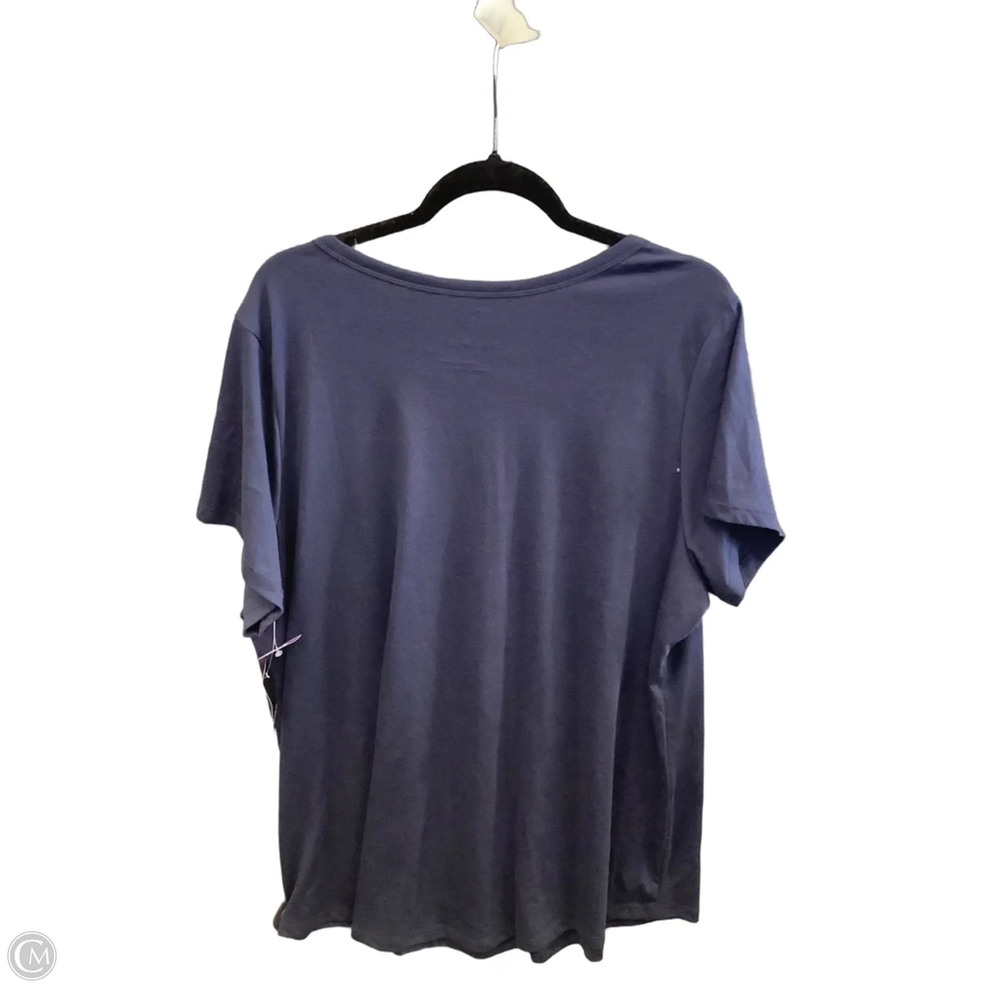 Top Short Sleeve Basic By Torrid In Blue, Size: 3x