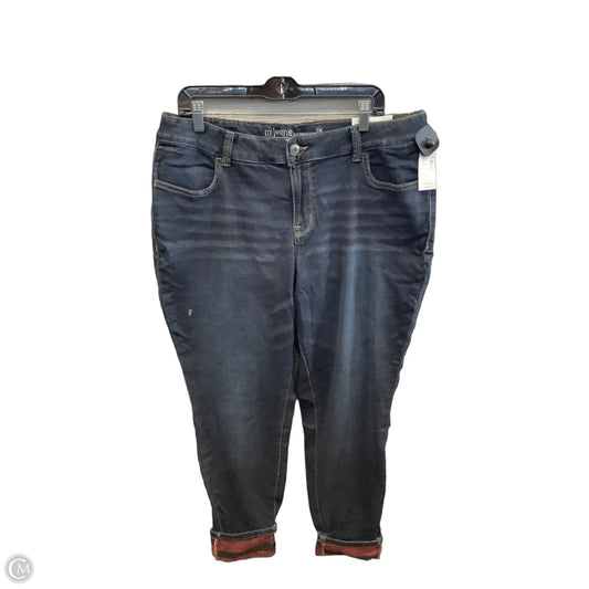 Jeans Jeggings By Maurices In Blue Denim, Size: 18