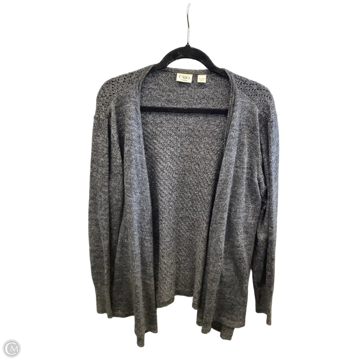 Cardigan By Cato In Grey, Size: 3x