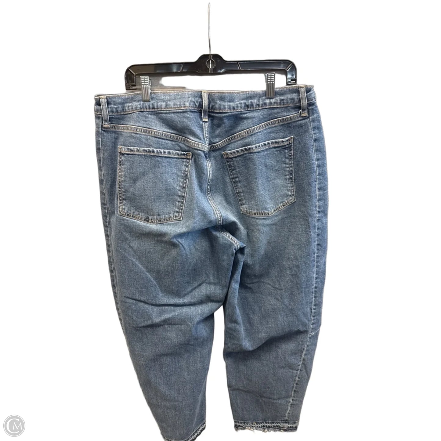 Jeans Straight By Old Navy In Blue Denim, Size: 16