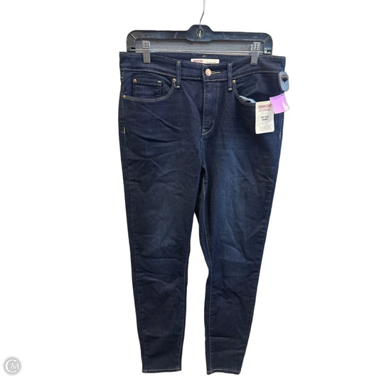 Jeans Skinny By Levis Signature In Blue Denim, Size: 10