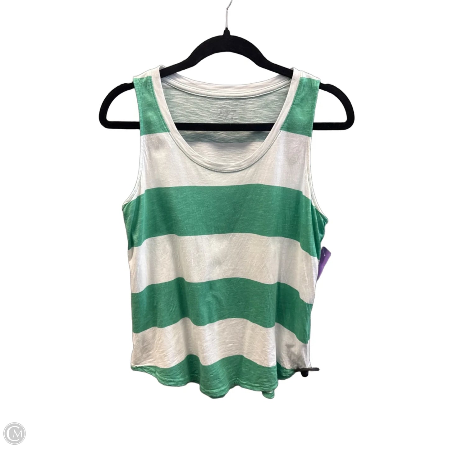 Top Sleeveless By Maurices In Striped Pattern, Size: M