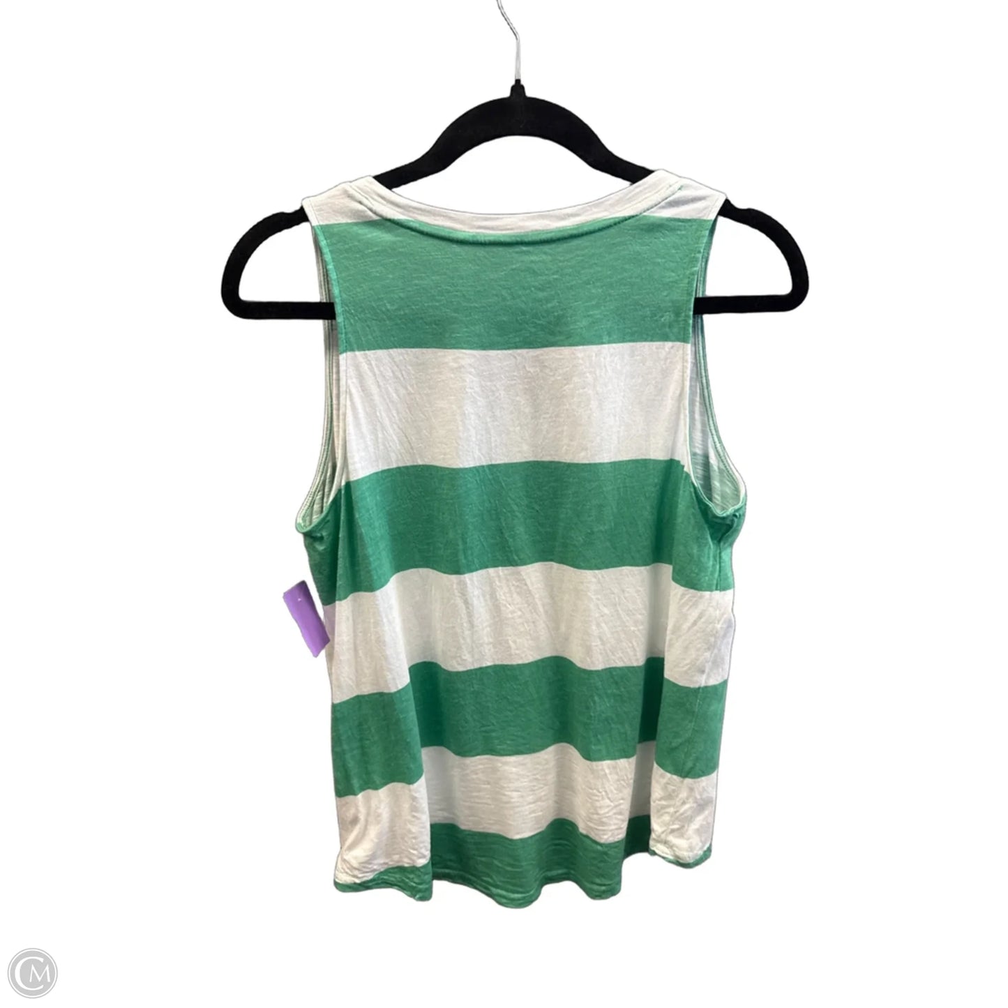 Top Sleeveless By Maurices In Striped Pattern, Size: M